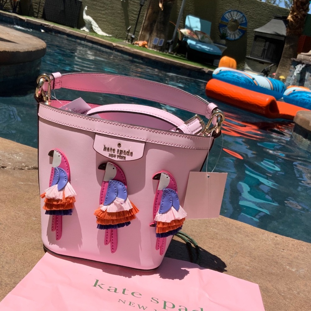 Kate Spade Small pink leather bucket bag - Picture 11 of 16